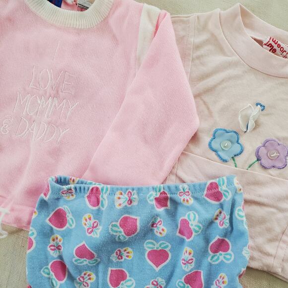 Vintage 3-Piece Girly Bundle 12 months - Picture 2 of 8